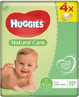 HUGGIES Natural Care Quatro Pack (4x56 ks) - Detské vlhčené obrúsky