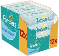 PAMPERS Fresh Clean (12 x 64pcs) - Baby Wet Wipes