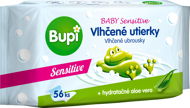 BUPI Baby Sensitive 56 ks - Detské vlhčené obrúsky