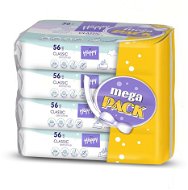 Baby Wet Wipes BELLA Happy Classic Sensitive (4×56pcs) - Dětské vlhčené ubrousky