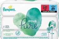 PAMPERS Aqua Pure nedves törlőkendők 3 × 48 db - Popsitörlő