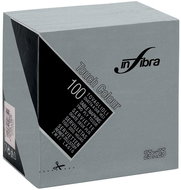 INFIBRA 25 × 25 cm gray 100 pcs - Paper Napkins