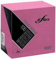INFIBRA 25 × 25 cm dark pink 100 pcs - Paper Napkins
