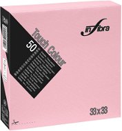 INFIBRA 33 × 33 cm růžová 5x50 ks - Papírové ubrousky