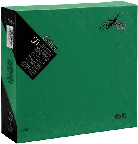 INFIBRA 40 × 40cm Green 50 pcs - Paper Napkins - Main image