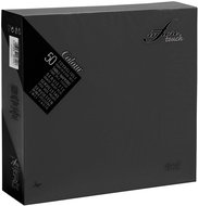 INFIBRA 40 × 40cm Black 50 pcs - Paper Napkins