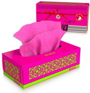 RENOVA paper handkerchiefs dark pink (80 pcs) - Tissues