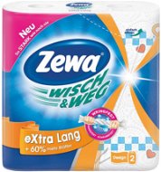ZEWA Wisch&Weg Extra Lang Design (2 ks) - Papierové utierky do zásobníka