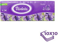 VIOLETA Violet (10 × 10 pcs) - Tissues