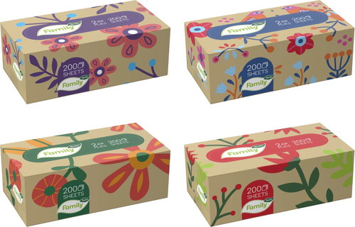 TENTO Family box (200 pcs) - Tissues - Main image