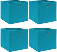 Shumee Úložné boxy 32 × 32 × 32 cm, 4 ks, bledomodré - Úložný box