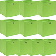 Shumee Úložné boxy 32 × 32 × 32 cm, 10 ks, zelené - Storage Box