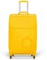 United Colors of Benetton Látkový cestovní kufr Blow M 65 l – žlutý - Cestovní kufr