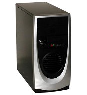MOREX MD GEO Micro BTX černo-stříbrný (black-silver), 2x5.25", 3x/ 1x 3.5", USB, FW, bez zdroje - PC Case