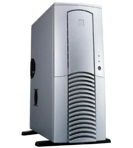 Case CHIEFTEC DX-01SL-D, stříbrná, 360W i pro P4 - PC Case - Main image