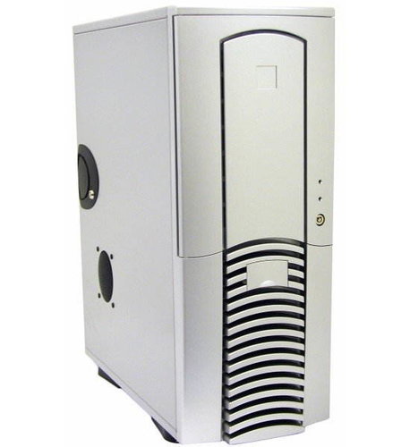 Case CHIEFTEC DX-01SL-D-U, stříbrná, 360W i pro P4, USB kit - PC Case - Main image
