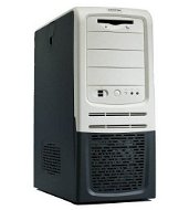 Case CHIEFTEC AL-03BK, černo-bílá, 300W i pro P4 - PC Case