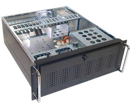CHIEFTEC 4U server UNC-410S-B, černý, 1x 360W ATX PSU - - - Main image