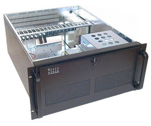 CHIEFTEC 5U server UNC-510S-B, černý, 1x 340W ATX PSU - - - Main image
