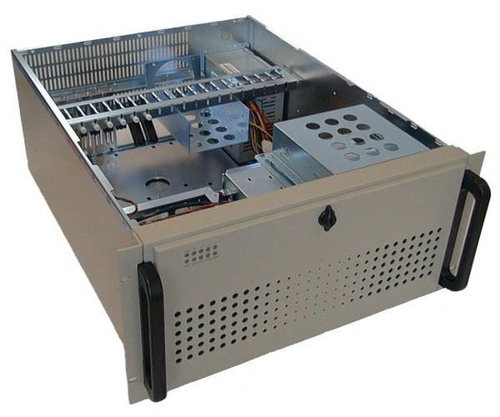 CHIEFTEC 5U server UNC-510S-3R, bílý, 2x 300W ATX PSU redundantní - - - Main image