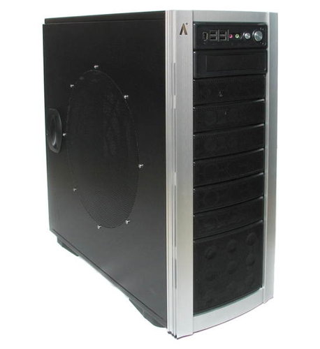 Aplus Case X-Blade - černý (black), middle tower, ATX, 6x5.25", 1+4x3.5", bez zdroje - PC Case - Main image