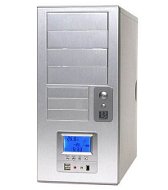 3R System MiddleTower R102 hliníkový - 4x 5.25", 3+5x 3.5" - stříbrný (silver), bez zdroje - PC Case