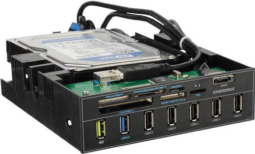 Enermax ECR501CU3E - Front Panel - Main image