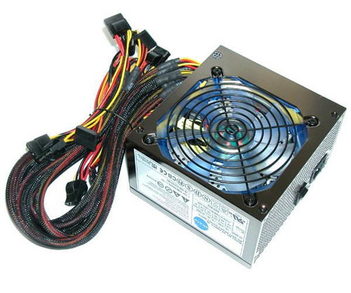 AKASA Paxpower 460W ATX - PC Power Supply - Main image