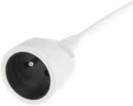 Extension Cable PremiumCord extension lead 230V 1 white socket 2m - Prodlužovací kabel