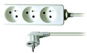 Solight Extension Lead, 3 sockets, white, 5m - Extension Cable