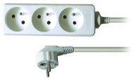 Solight Extension Cable, 3 sockets, white, 1.5m - Extension Cable