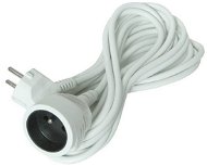 Solight Extension Lead, 1 socket, white, 10m - Extension Cable