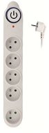 Solight Surge Protector, 150J, 5 Sockets, 3m, White - Surge Protector 