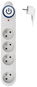 Solight Surge Protector, 150J, 4 Sockets, 1.5m, White - Surge Protector 