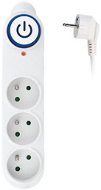 Solight Surge Protector, 3 sockets, 1.5m, white - Surge Protector 