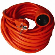 Napájací kábel PremiumCord predlžovací 20 m 230 V, oranžový - Napájecí kabel