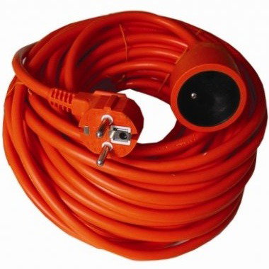 PremiumCord 30 m Verlängerung 230 Volt, orange - Verlängerungskabel - Hauptbild