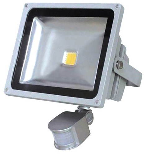  Solight outdoor floodlight with sensor 20W, gray  - LED Light - Main image