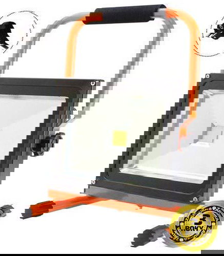 Solight Außenstrahler 50W, schwarz und orange - LED-Licht - Hauptbild