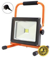 Solight outdoor spotlight 50W, black and orange - LED Light