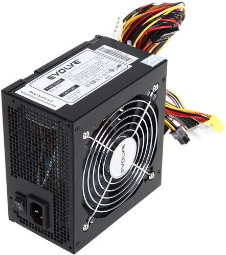 EVOLVEO Pulse 500W fekete Fő fotó EVOLVEO Pulse 500W fekete - PC tápegység - Fő fotó