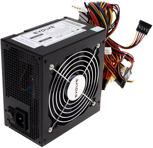 EVOLVE Pulse 550W Black - PC Power Supply - Main image