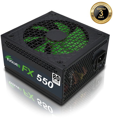 EVOLVEO FX550 80Plus - Počítačový zdroj - Hlavní obrázek