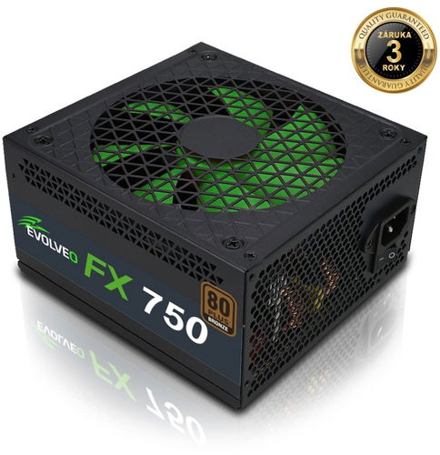 EVOLVEO FX750 80Plus Bronze - Počítačový zdroj - Hlavní obrázek