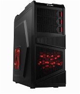 EVOLVEO K1 čierna/červená - PC skrinka