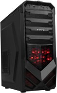 EVOLVEO K4 fekete/piros - Számítógépház
