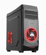 EVOLVEO R06 čierna / červená - PC skrinka