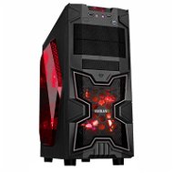EVOLVEO SA02 čierna/červená - PC skrinka