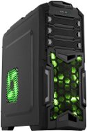 EVOLVEO Y01 čierna/zelená - PC skrinka