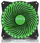 PC ventilátor EVOLVEO 12L2GR LED 120mm zöld - Ventilátor do PC